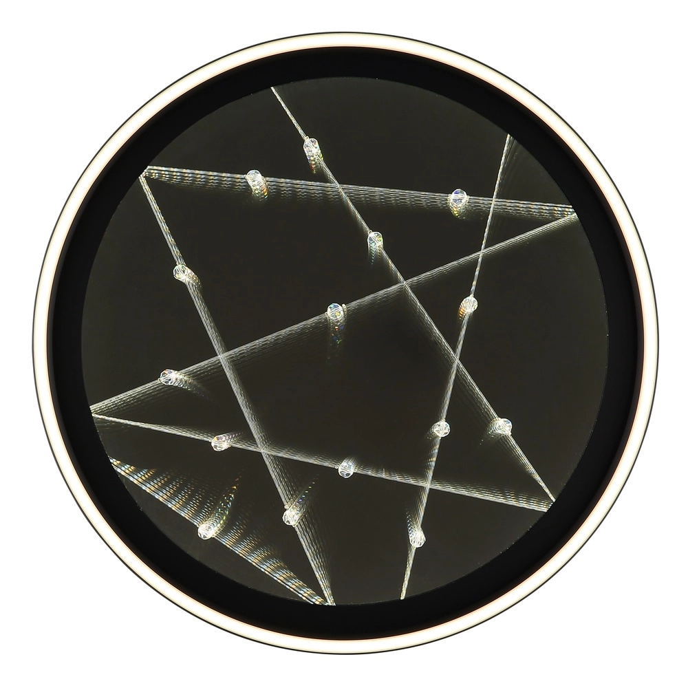 Lampe de plafond noire Mirrora Ø 51,5 cm Globo 9007371575848