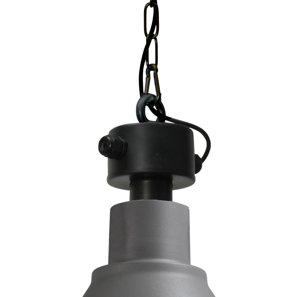 Lampe de salle à manger Industria 2x27 Bud 2 lumières noir avec gris béton Masterlight 8718121229300