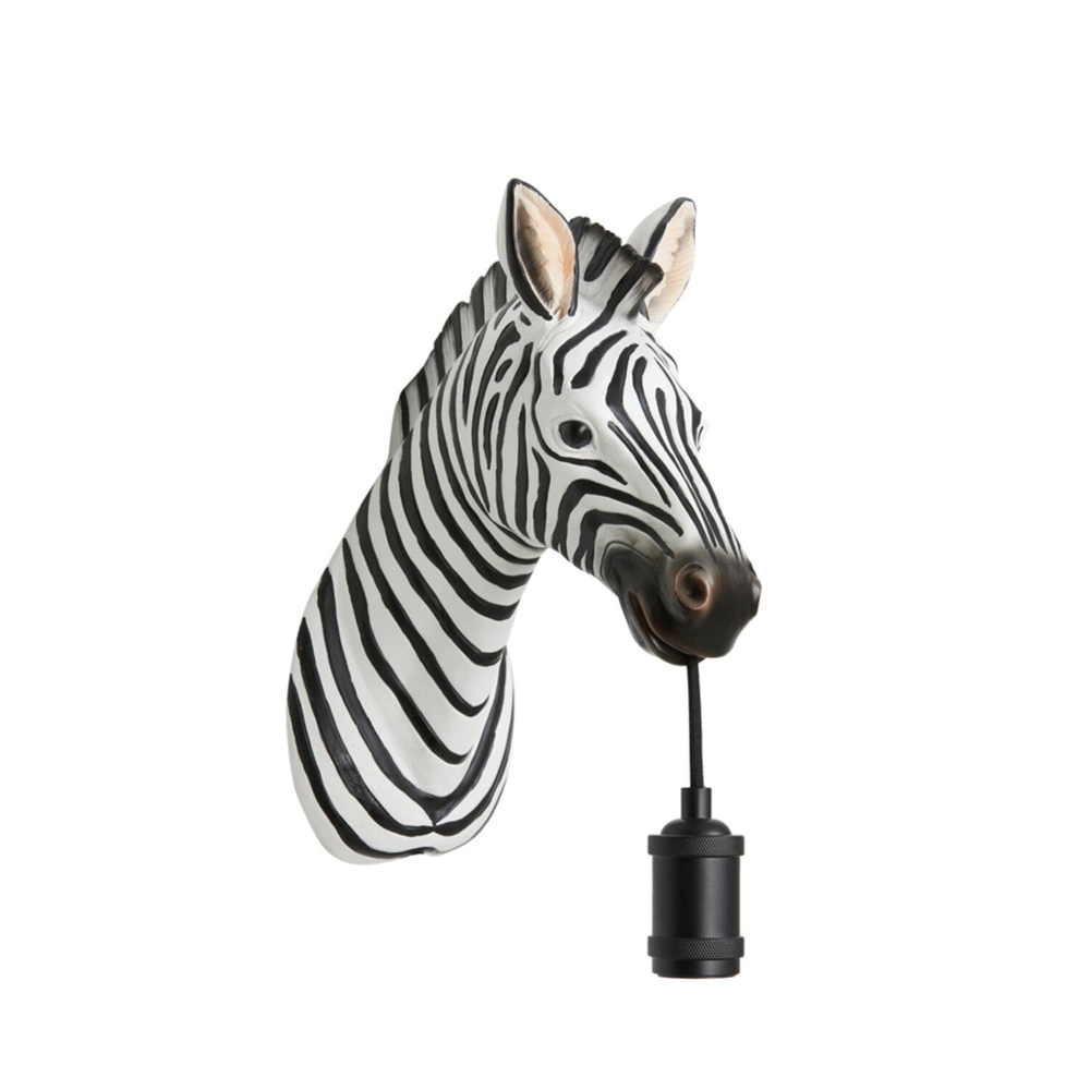Lampe murale Zebra Noir et blanc