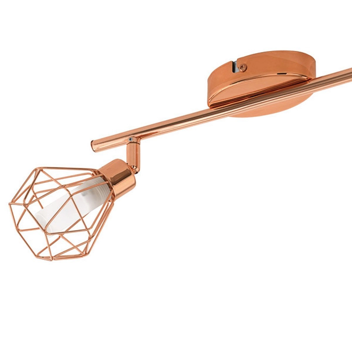 Spot LED Zapata Brun cuivré à 2 lumières Eglo 9002759955465