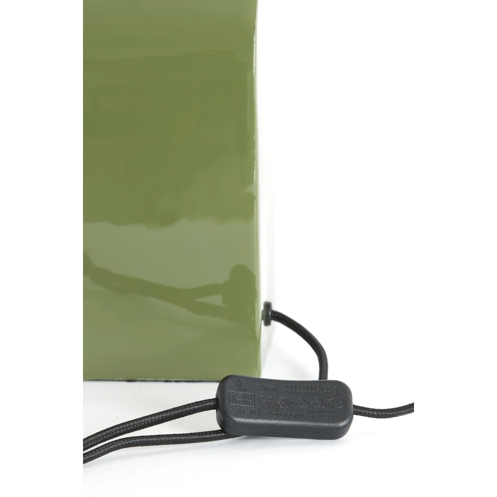 Lampe de bureau vert clair Cardona avec or - 1x E27 Light & Living 8717807816261