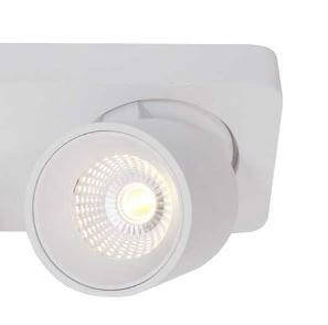 Spot LED double Laguna 2 lumières blanc Artdelight 8719831733996