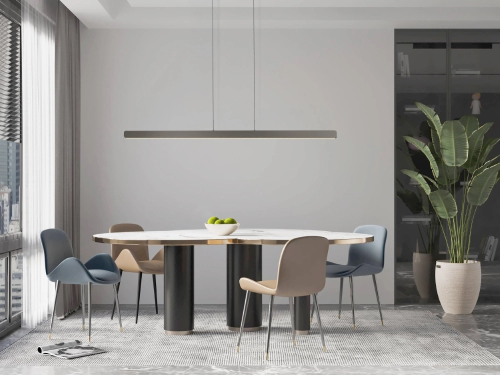 Sleek pendant lamp Ciggiano black Stars of Light 9008606357857