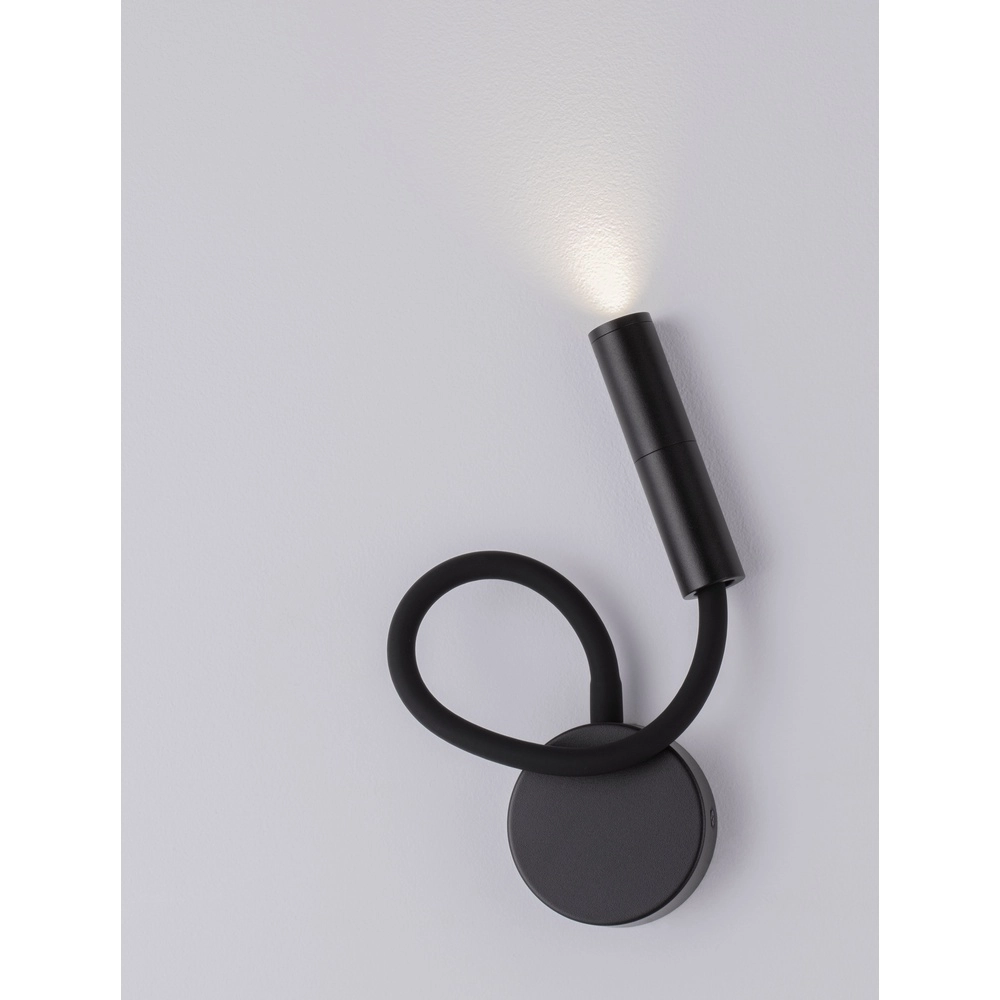 Lampe de chevet Sonica noir Lyora 5212017454874