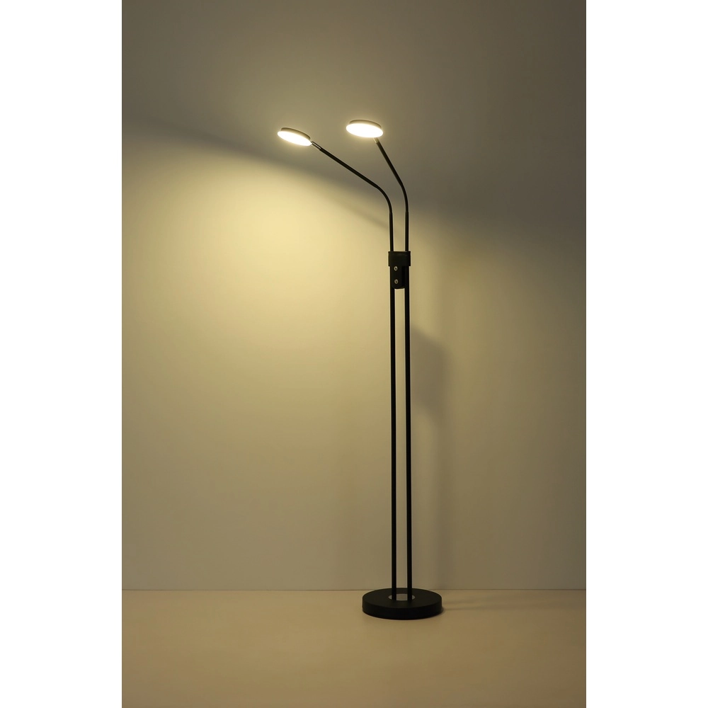 Lampe de lecture double Silvio Noir Globo 9007371580378