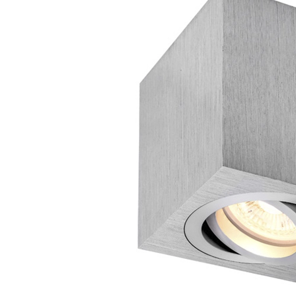 Lampe de plafond Triledo GU10 8,5 cm gris métallisé SLV 4024163222259