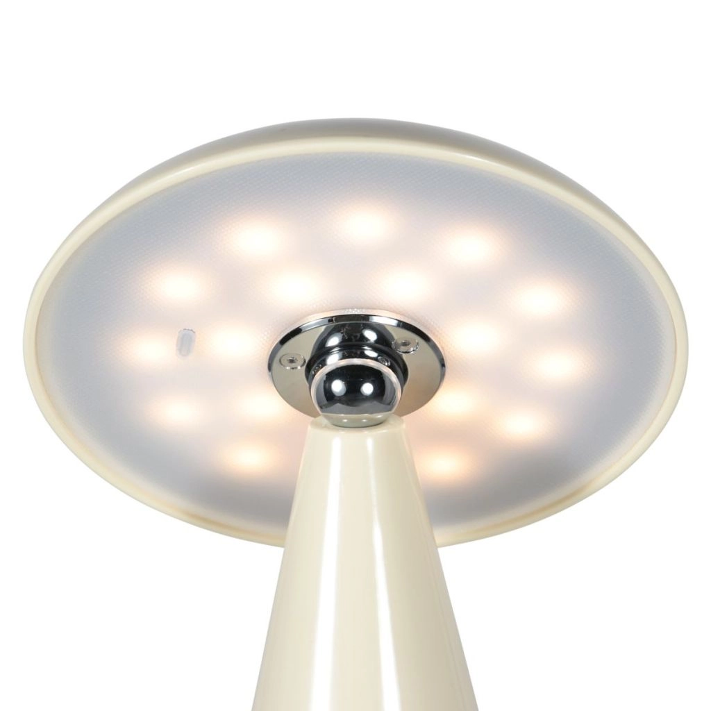 Lampe de table rechargeable Mush Crème Steinhauer 8712746188776