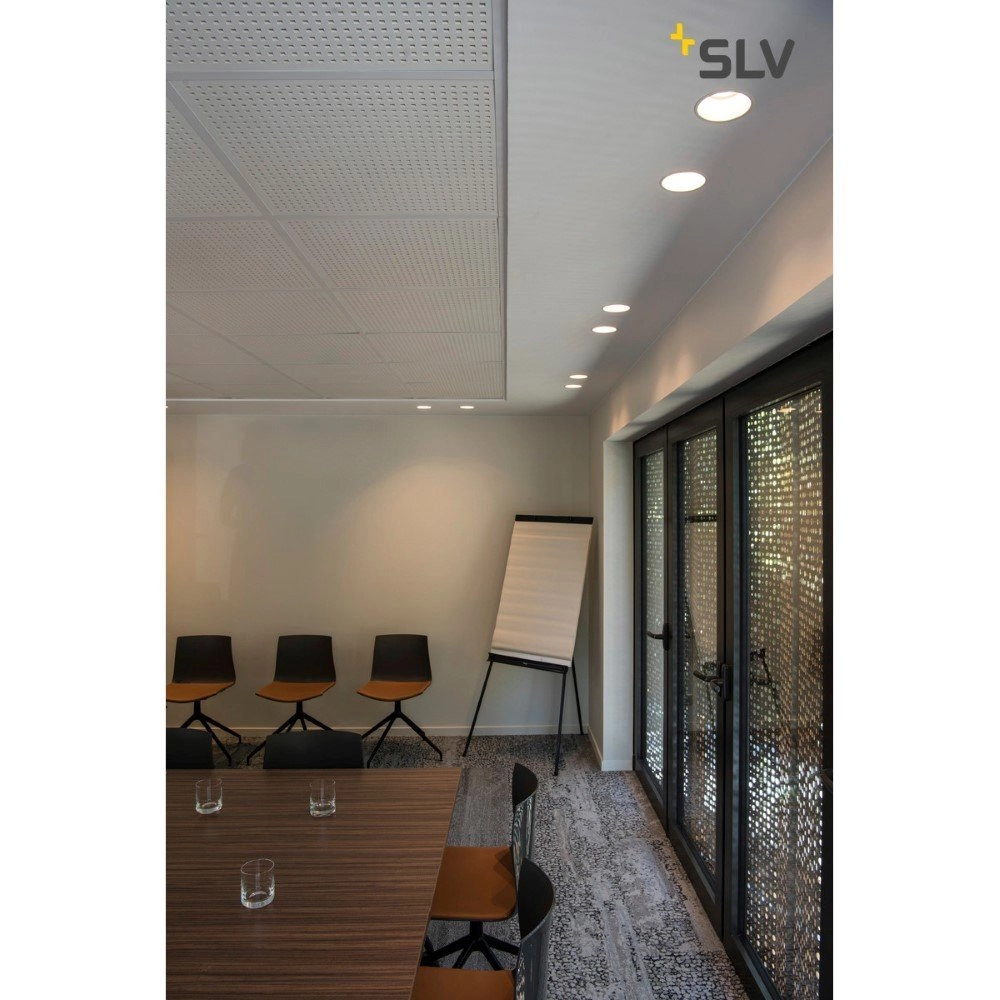 Spot encastré Horn 10,6 cm blanc SLV 4024163150170