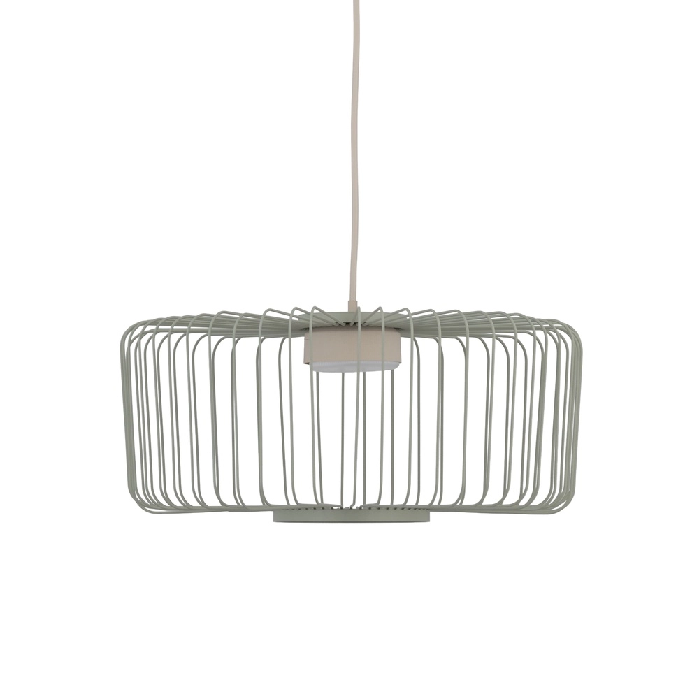 Lampe cage Kenai vert sauge Ø 38cm Lyora 5903139122306
