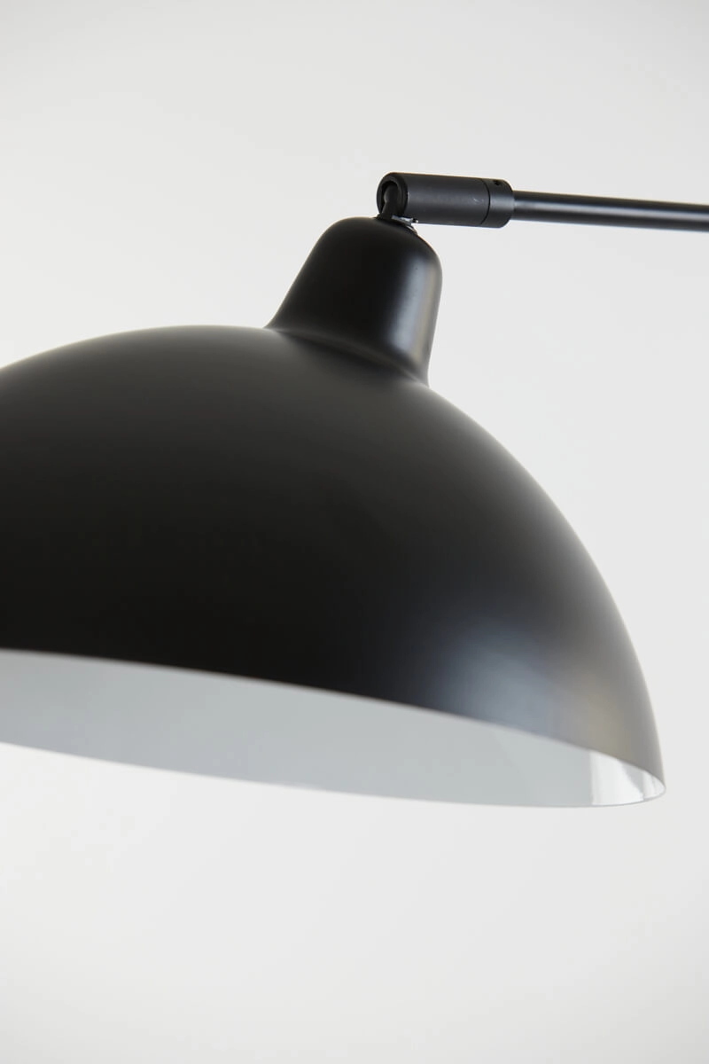 Lampadaire noir Orion 2 lumières Light & Living 8717807305147