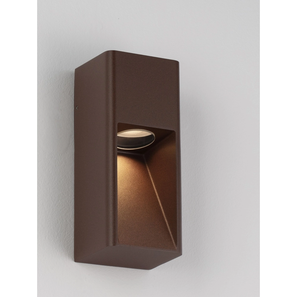 Lampe murale élégante Mazu Brun rouille Lyora 5212063504363