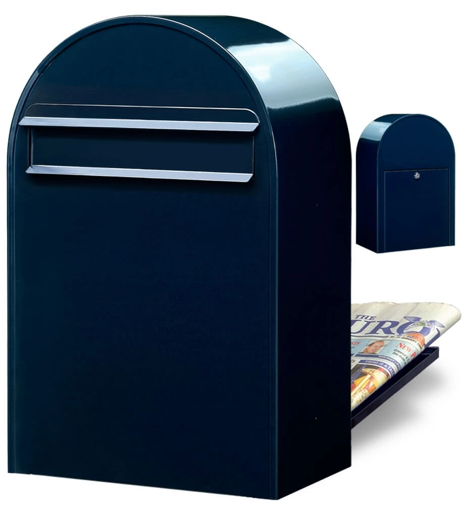Boites aux lettres Classic B 5004 Noir-bleu Boites aux lettres Classic B 5004 Noir-bleu