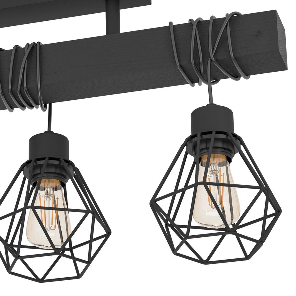 Lampe de plafond de campagne Townshend 5 3-lumière Eglo 9002759307516