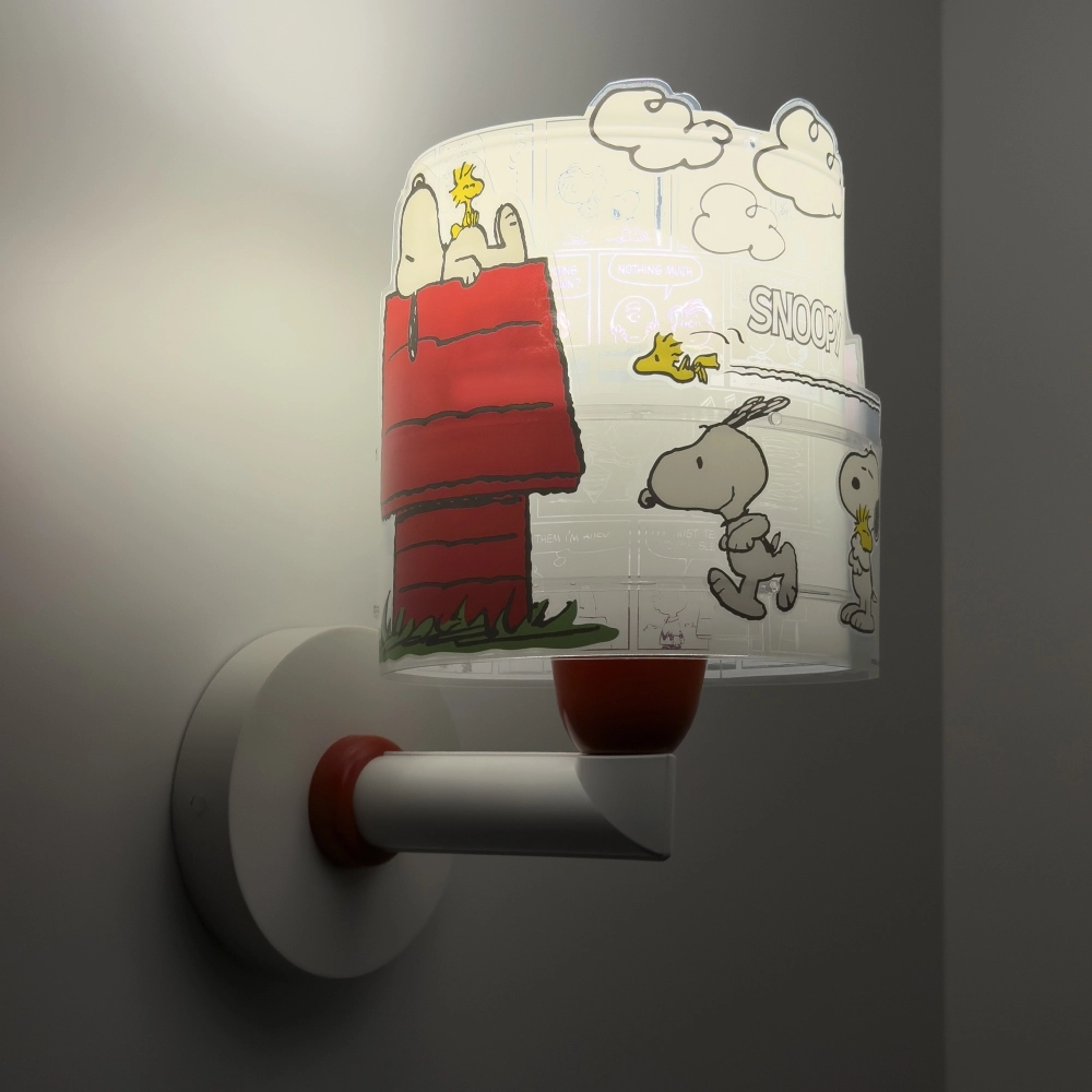 Applique murale Snoopy blanc avec rouge Dalber 8420406763095