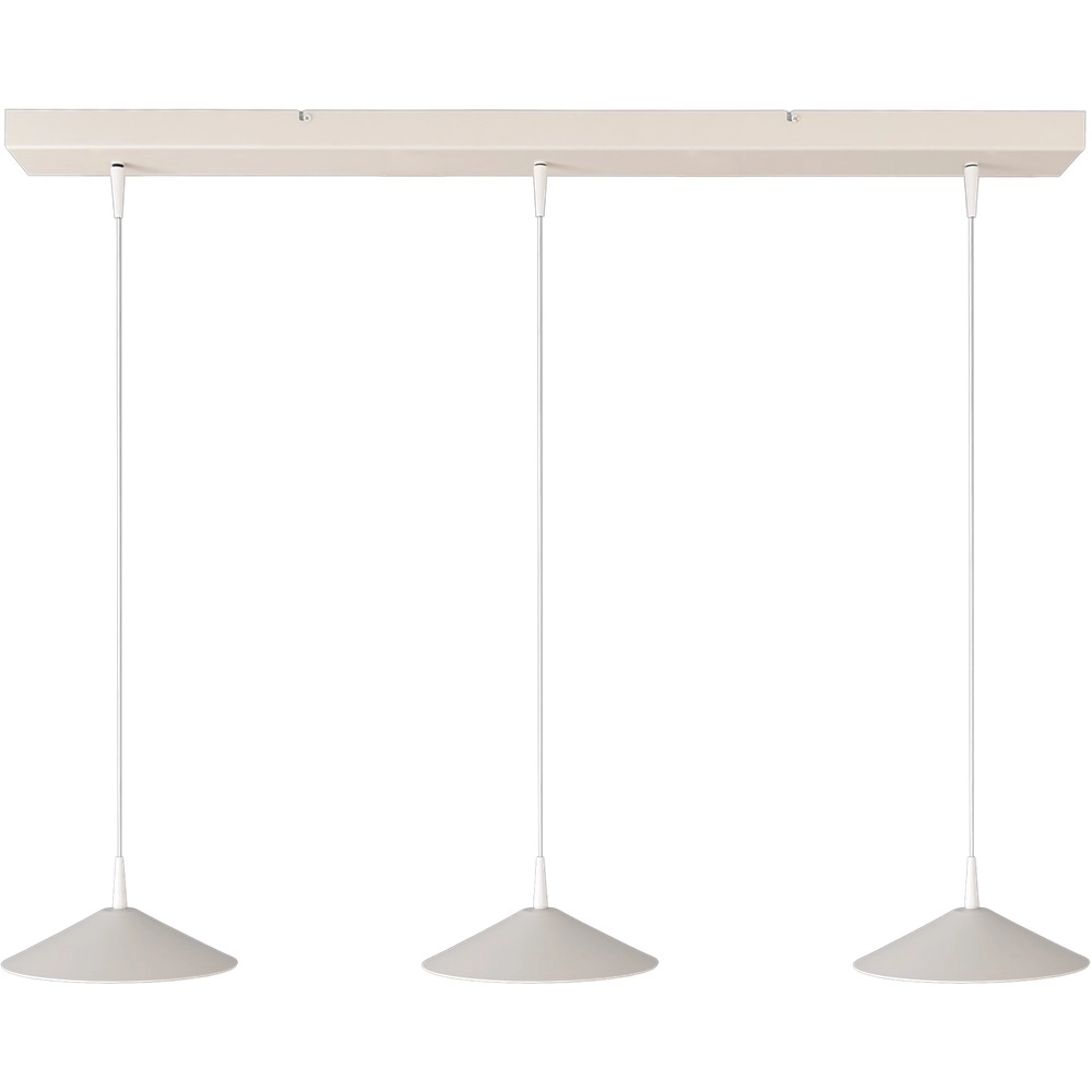 Lampe pendante à 3 lampes Ceppo blanc Ø 22cm
