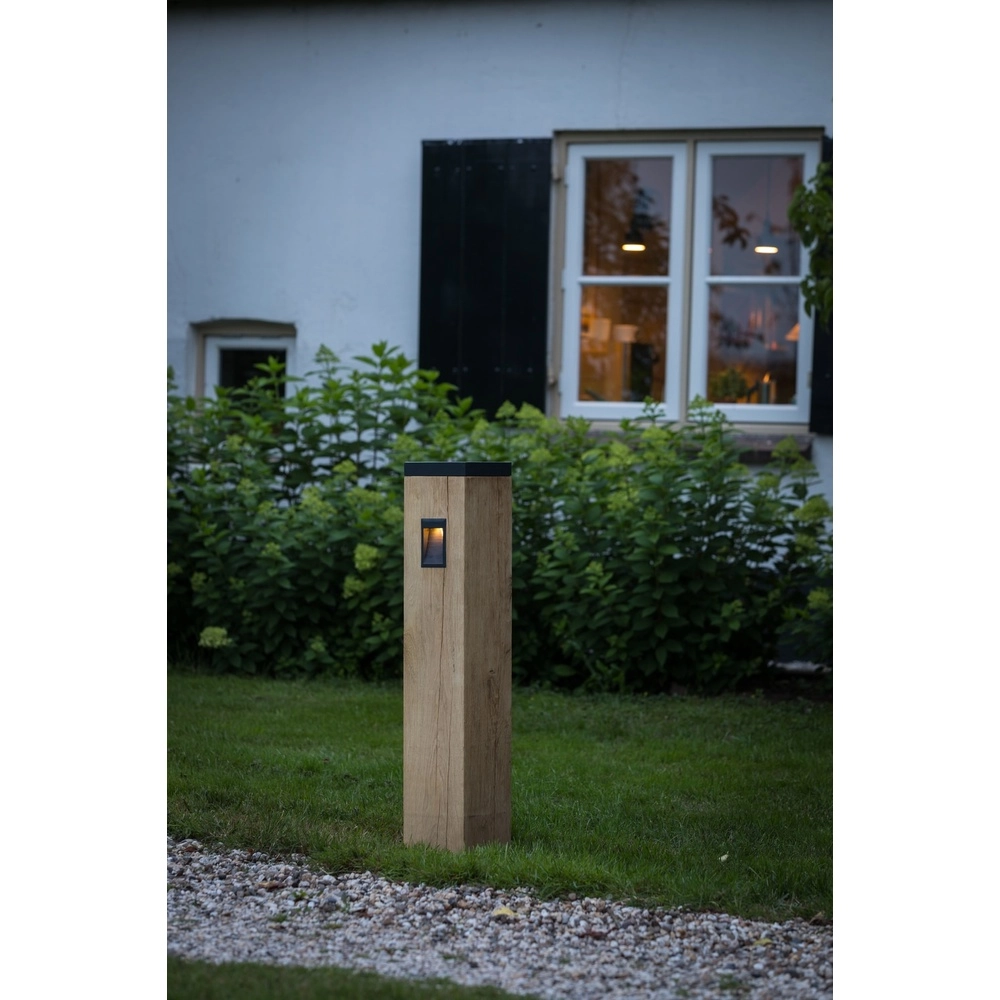 Lampe en bois à tapis-soleil Torre Solar Chêne - 17,5x17,5x90cm - 2700K Timberlab 8716803514584