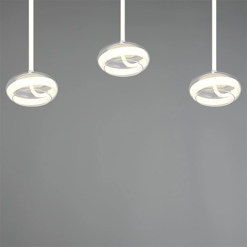 Lampe pendante à 3 lumières Tarsia Blanc Trio 4017807683363