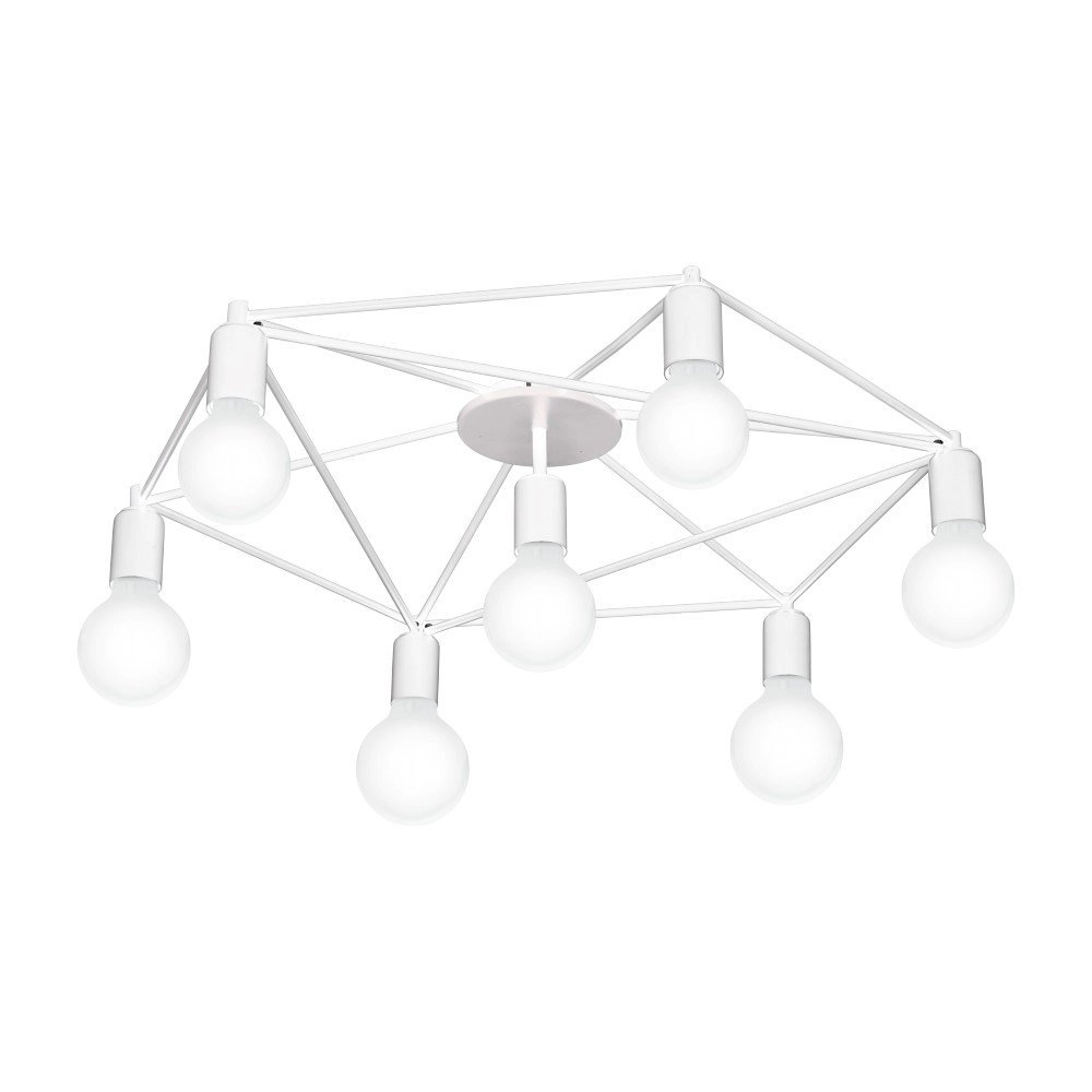 Lampe de plafond Staiti 7 lumières 76cm blanc Lampe de plafond Staiti 7 lumières 76cm blanc
