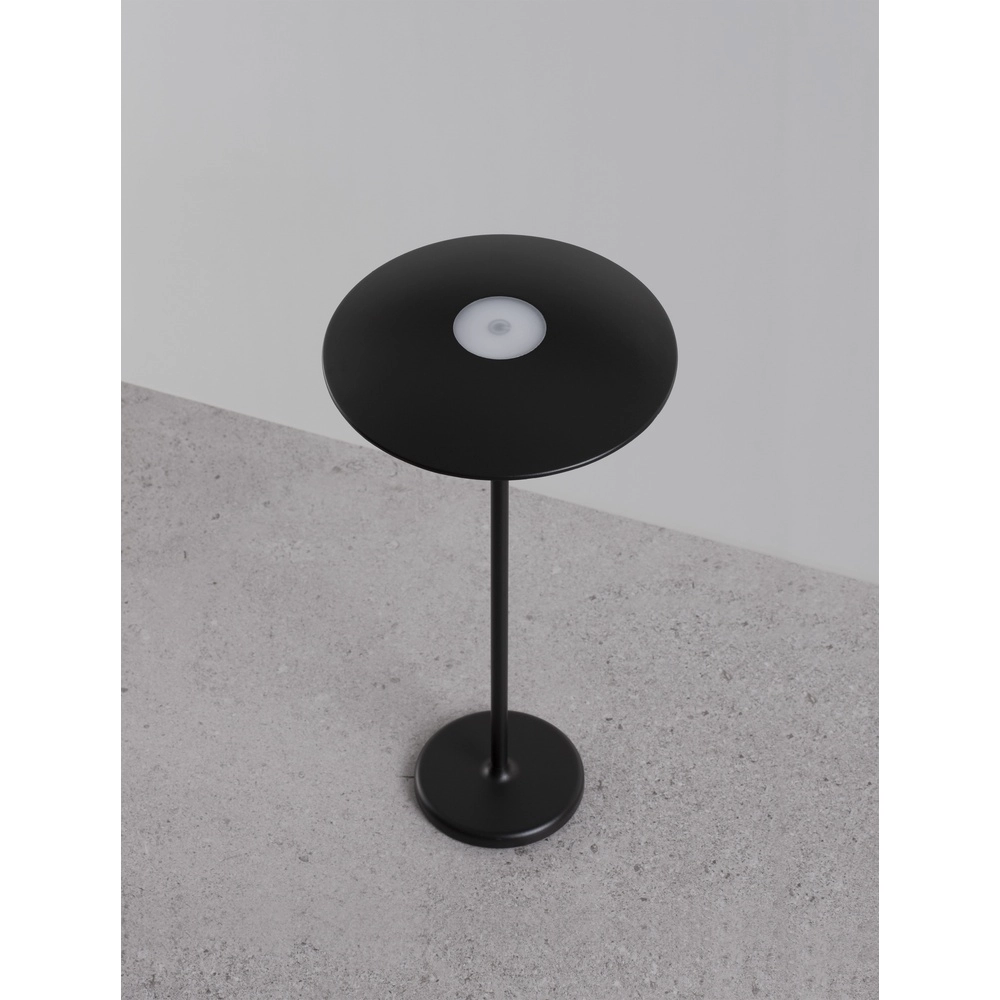 Lampe de table Fumo Noir rechargeable Lyora 5212017432636