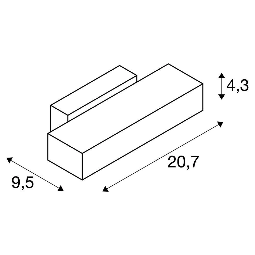 Uplighter Andreas 20 cm noir SLV 4024163231213