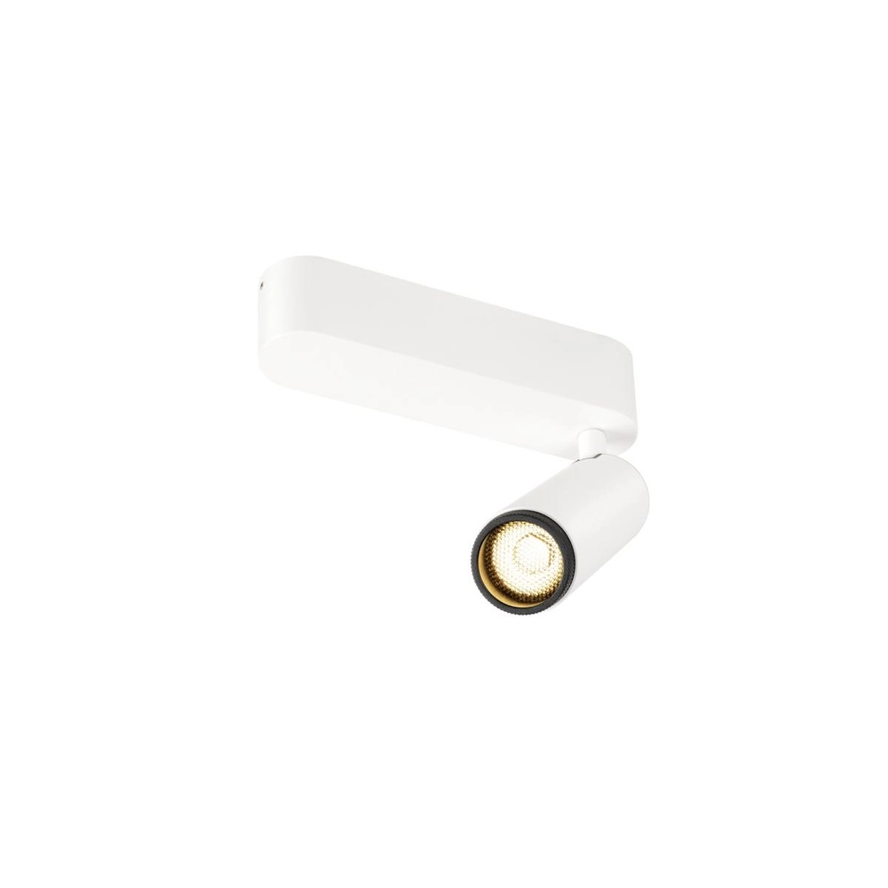 Spot monté en surface Grip! M blanc avec noir 3000K