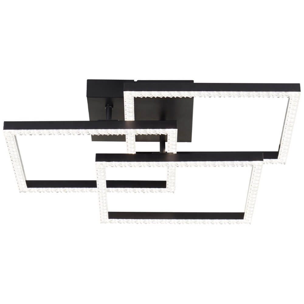 Plafonnier noir Ranni 2500lm Plafonnier noir Ranni 2500lm