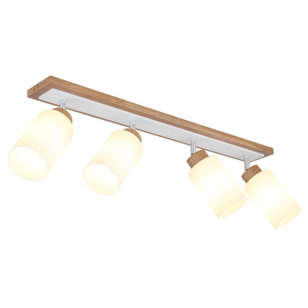 Lampe de plafond Rowena Bois 4-léger