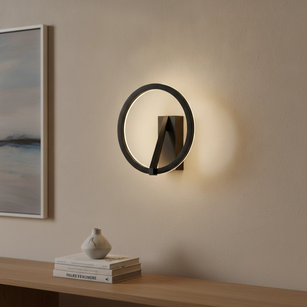 Applique murale design Tilia noir
