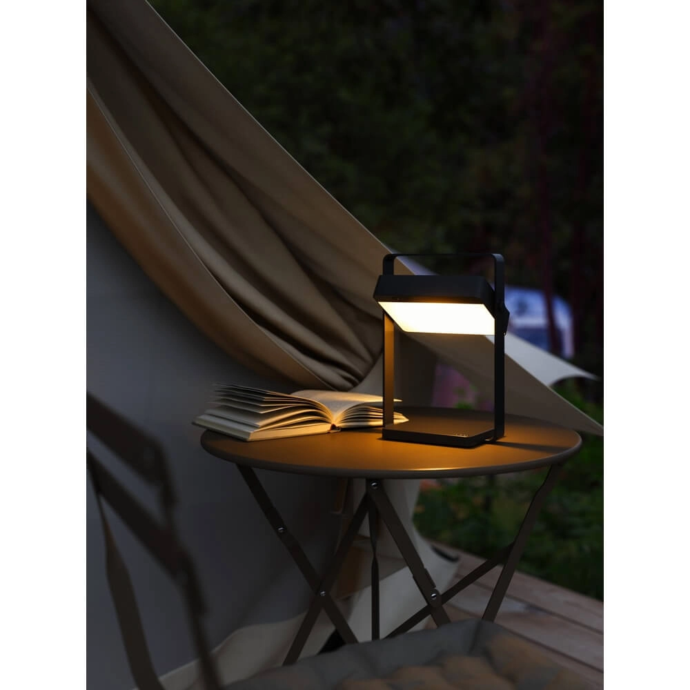 Lampe de table design Saulio Noir rechargeable Nordlux 5704924017513