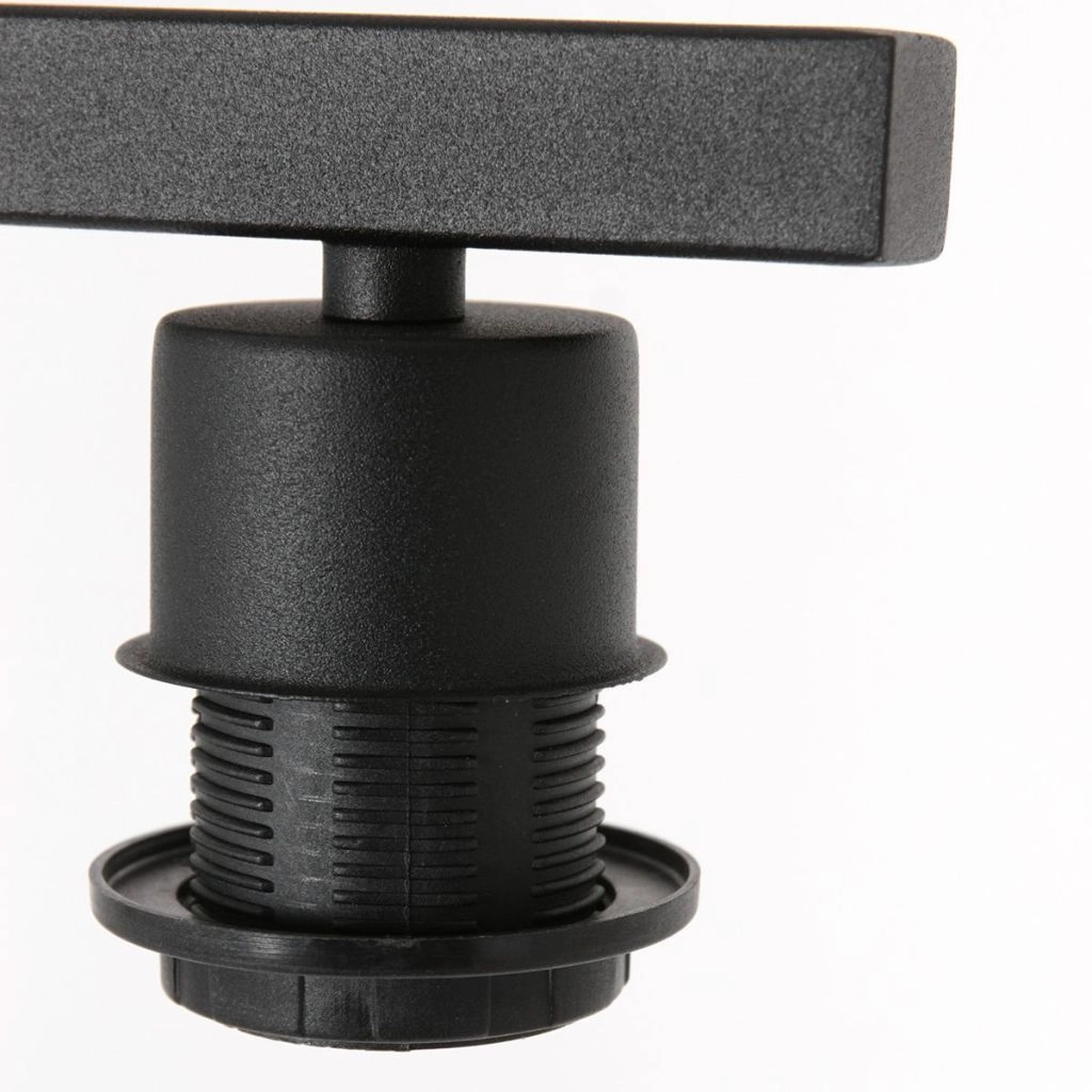 Lampe sur pied noire Stang avec un chapeau en liège Ø30cm Steinhauer 8712746180619