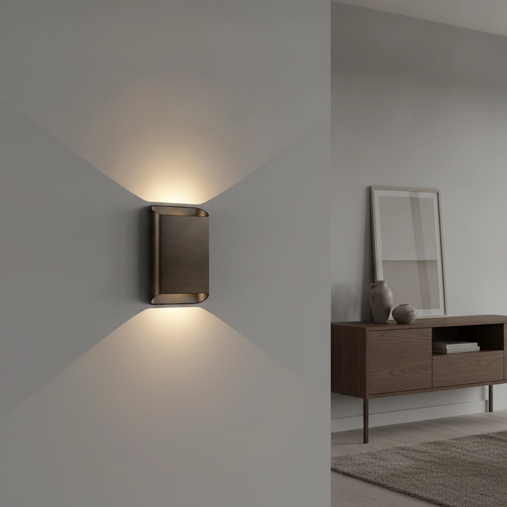 Applique murale Diaz L Bronze foncé