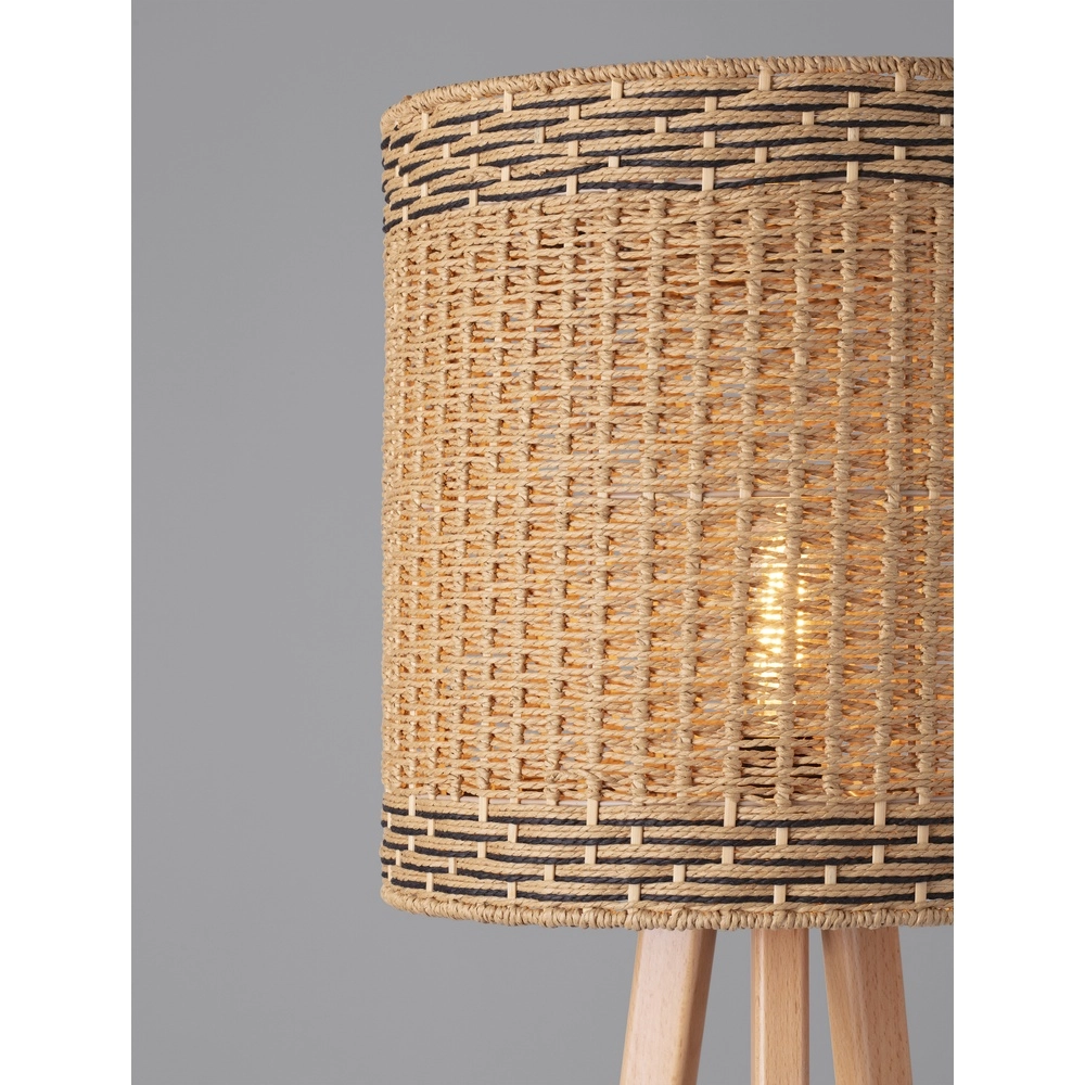 Lampadaire Plette Rotin Lyora 5212017453006