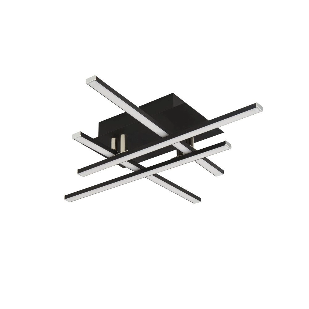 Plafonnier LED Matrix 4 lumières noir Searchlight 5053423155395