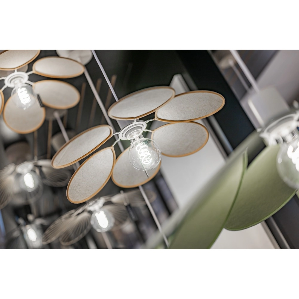 Lampe suspendue Binacua blanc Ø 60cm Eglo 9008606405794