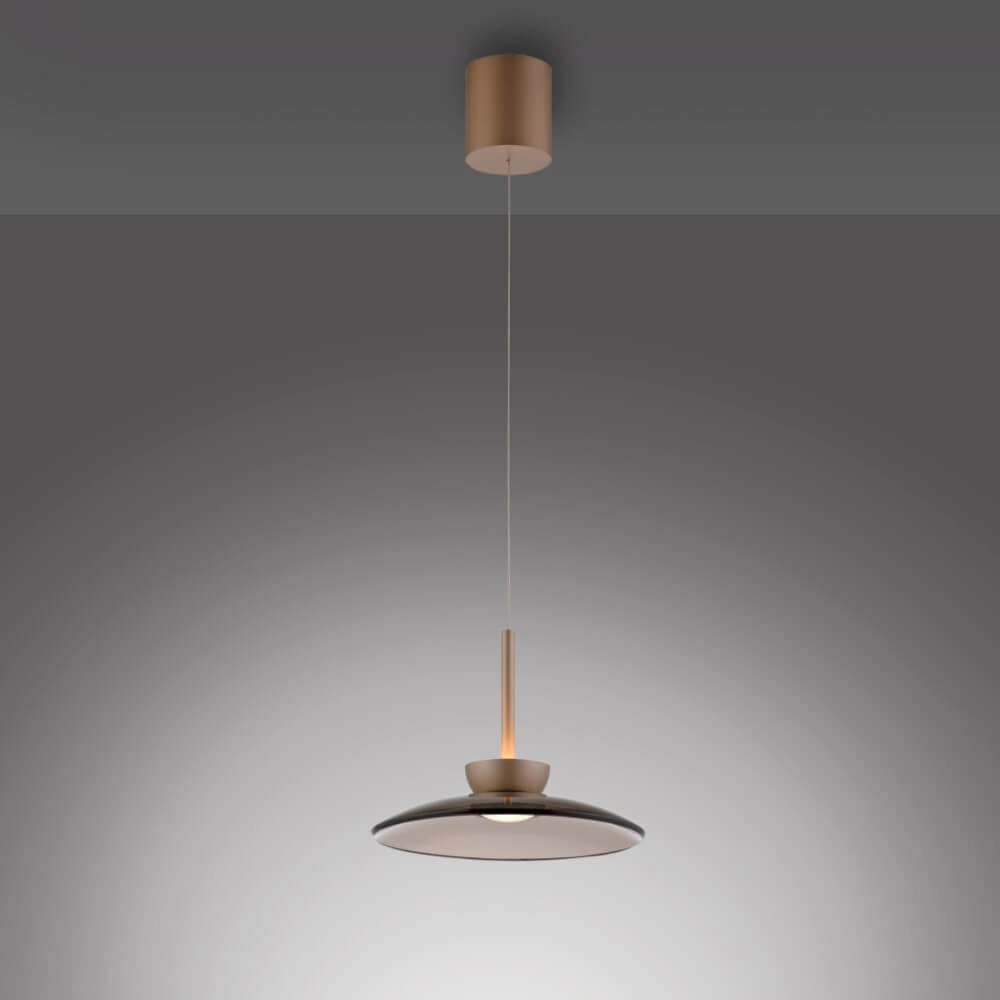 Lampe suspendue Pure Moon bronze Paul Neuhaus 4012248383933
