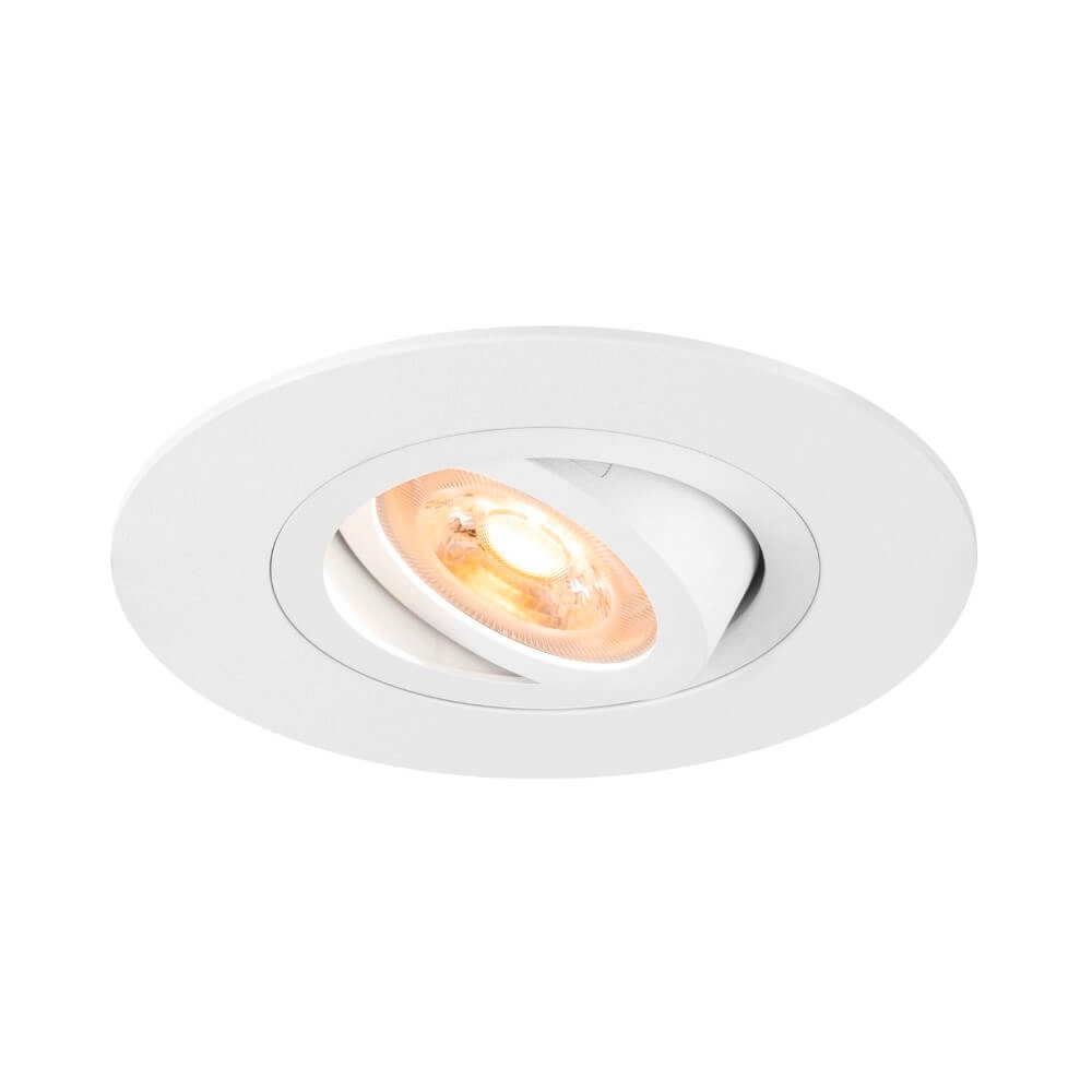 Spot encastré New Tria 75 XL rond - blanc - GU10