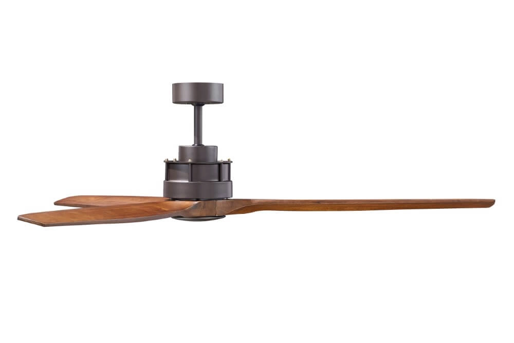 Ventilateur de plafond en bois et bronze Airfusion Akmani Ø152cm Beacon 9333509103998