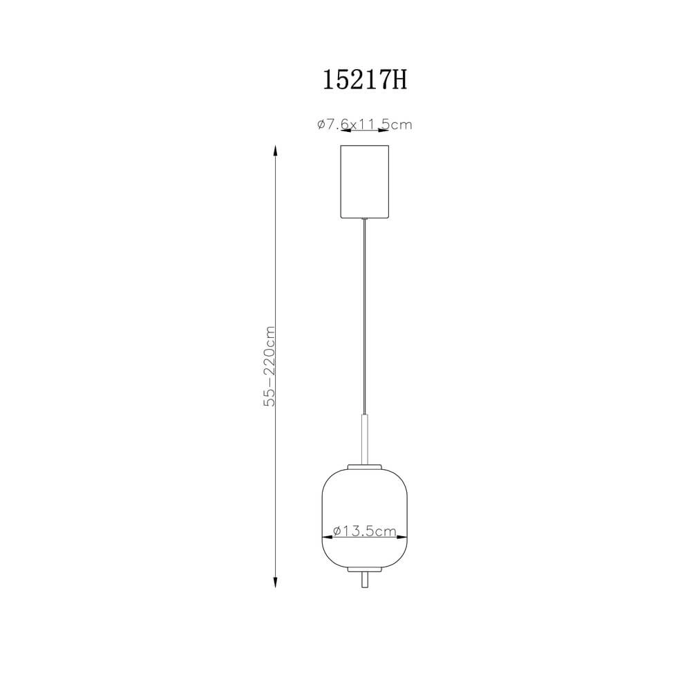 Suspension dorée Ewald verre blanc simple Ø 13,5cm Globo 9007371458578