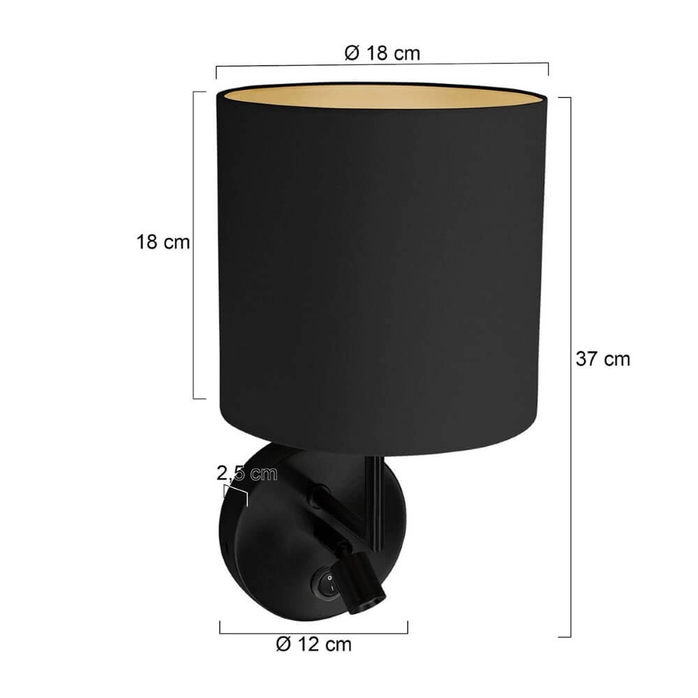 Lampe de chevet Noor avec capuche Steinhauer 8712746171105