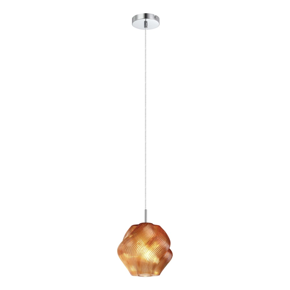 Conception de la lampe suspendue Vicenne orange Eglo 9008606405237