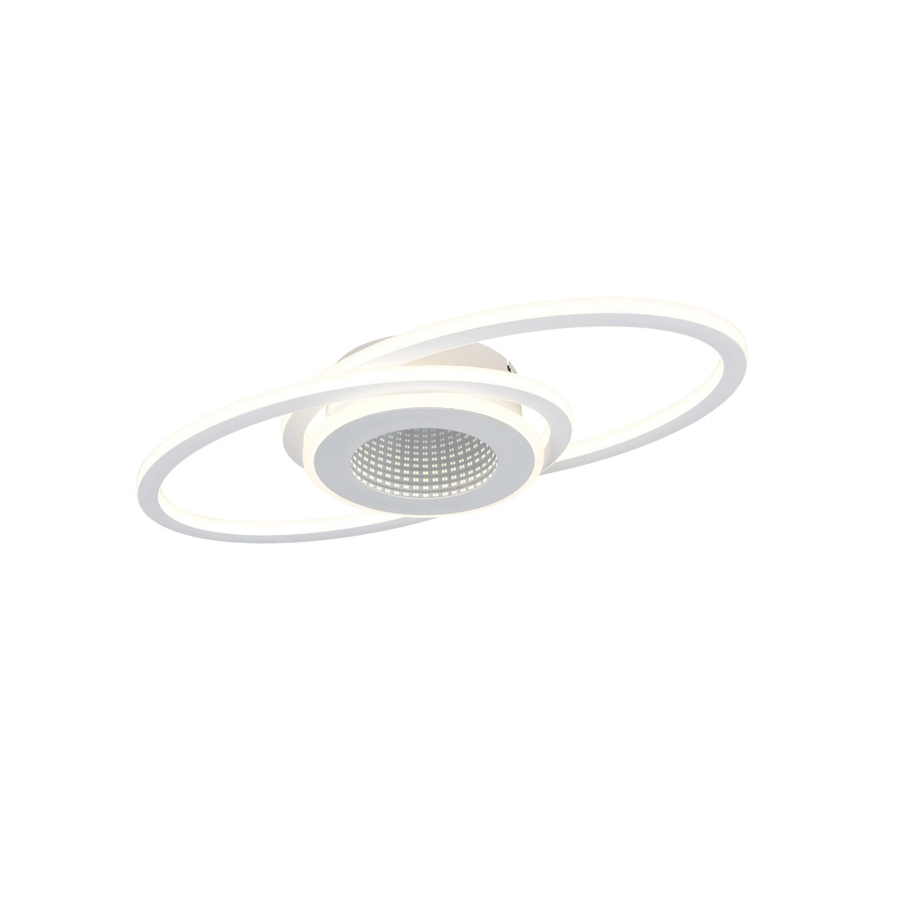 Lampe de plafond à design Deliva Blanc Trio 4017807707793