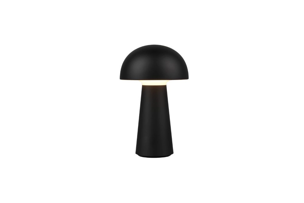 Lampe de table de jardin Lennon rechargeable noir