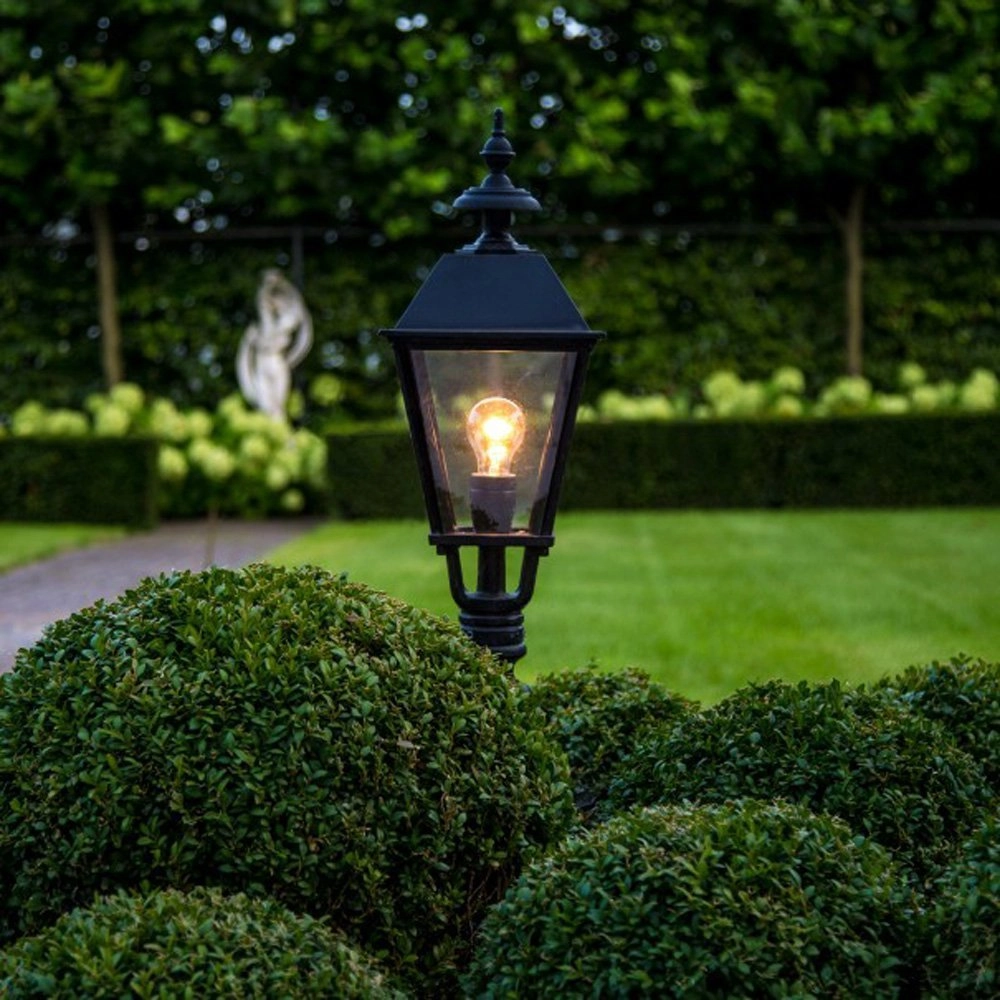 Lampadaire Jardin Bradford lanterne - noir KS 8714732505543