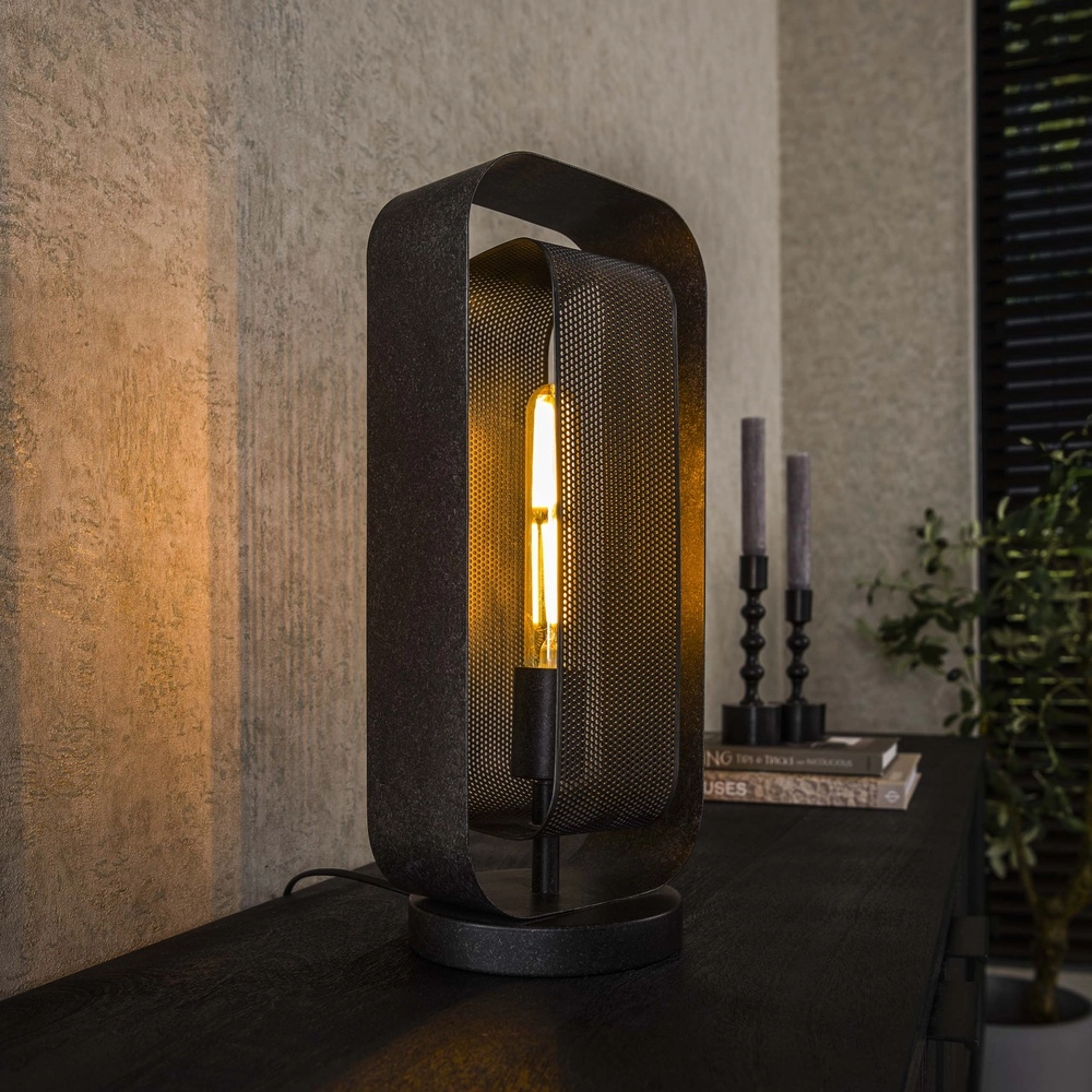 Lampe de table en maille métallique Mesh 41 cm de haut