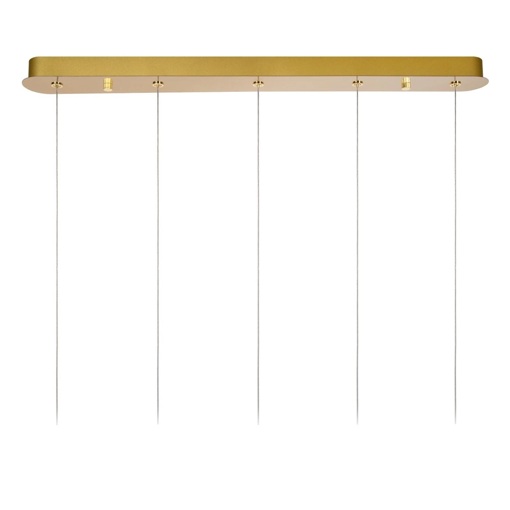 Lampe pendante dorée Cintra 5 lumières Lucide 5411212134400