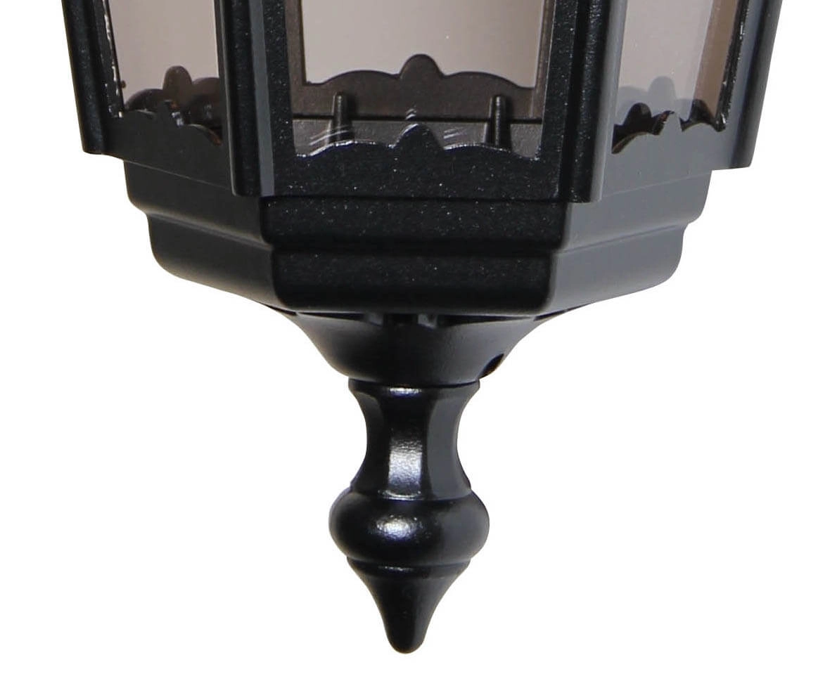Lampe d'extérieur classique Cartella Down noir Franssen 8033239039277