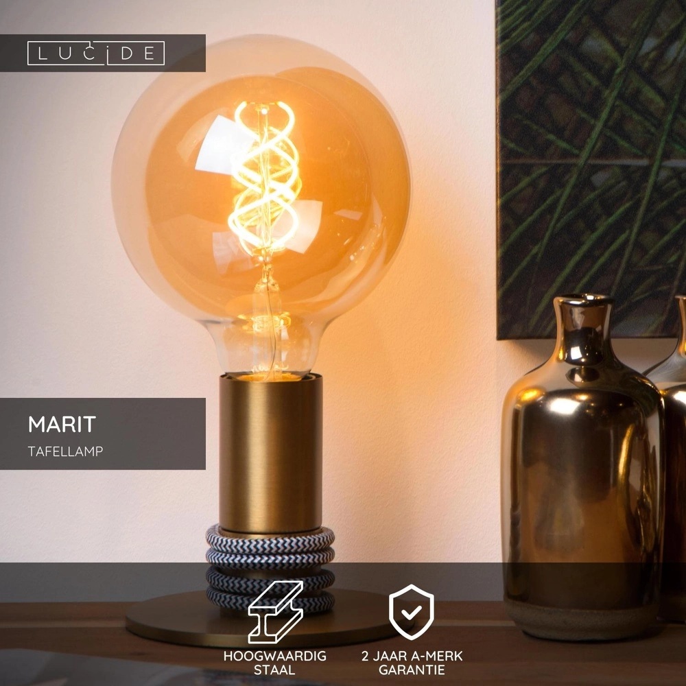 Lampe de table Marit Or Lucide 5411212450890