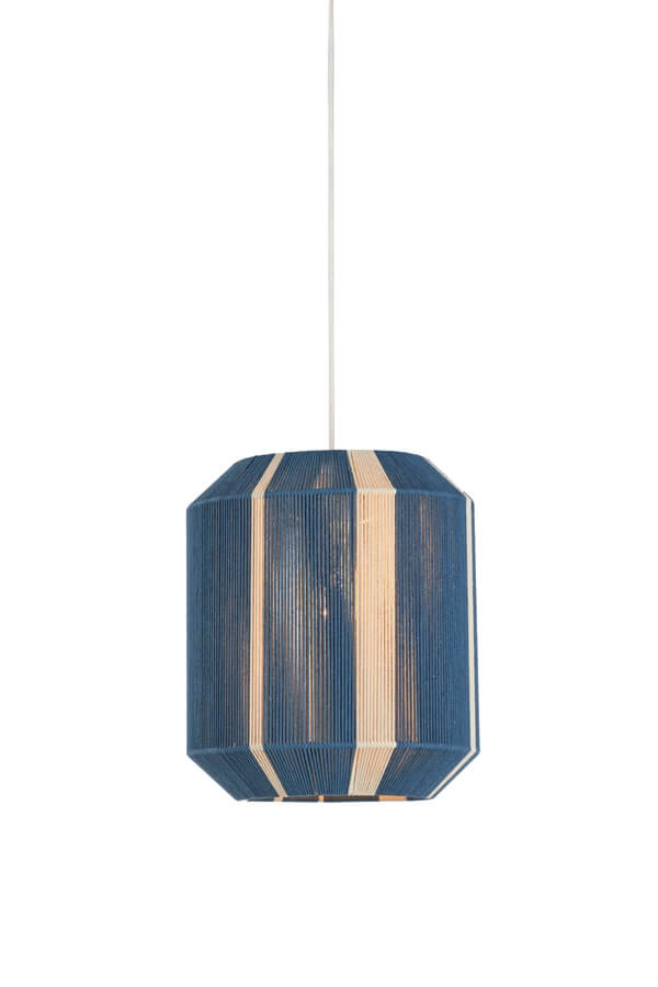 Suspension Kozana bleu avec crème Ø 36cm Suspension Kozana bleu avec crème Ø 36cm