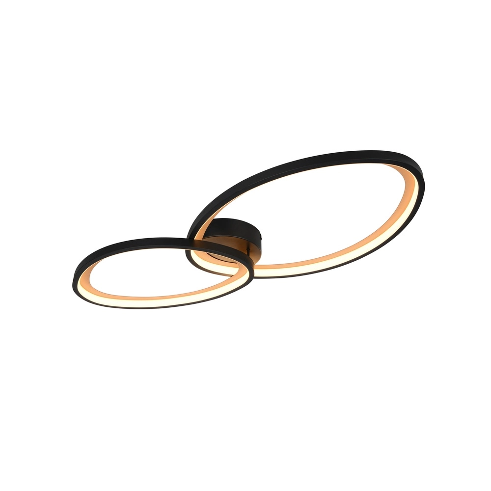 Lampe de plafond moderne Sivo S - noir