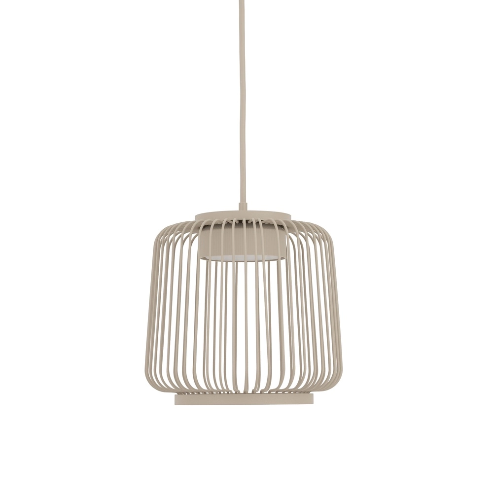 Lampe cage Kenai brun sable Ø 18cm Lyora 5903139122177